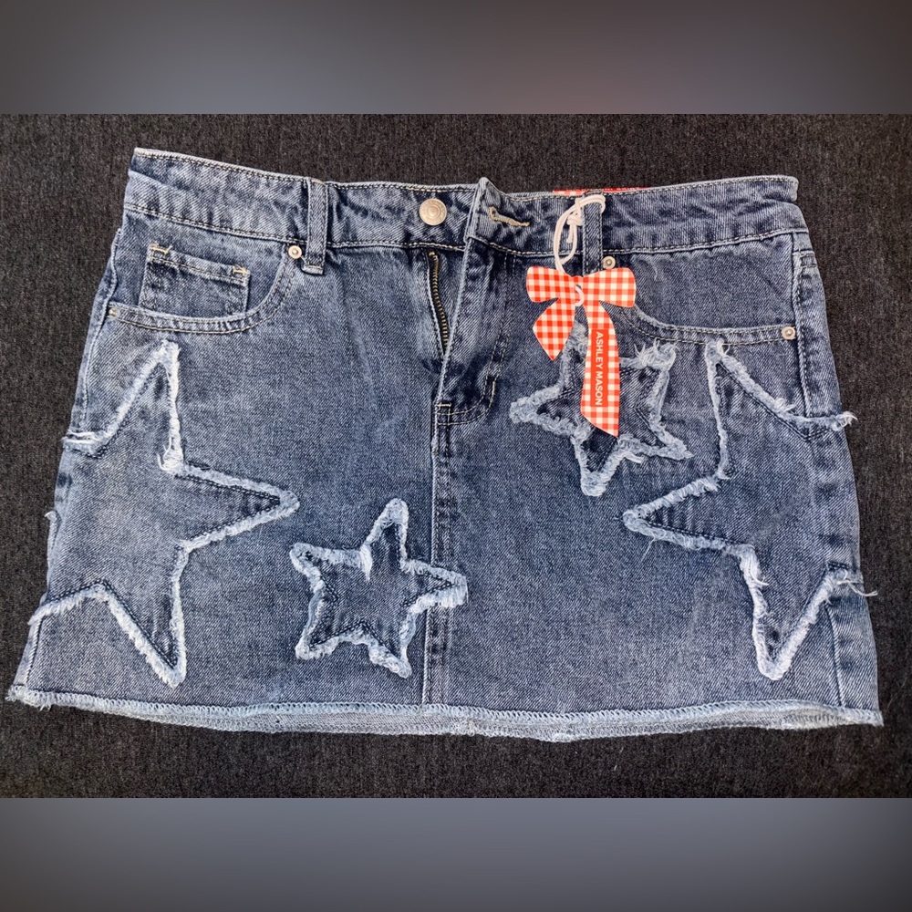 Ashley Mason Blue Jean skirt